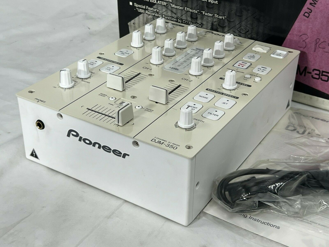 Pioneer 2CH DJM-350-W Effects Mixer (One) -2704 - True Heart Sound