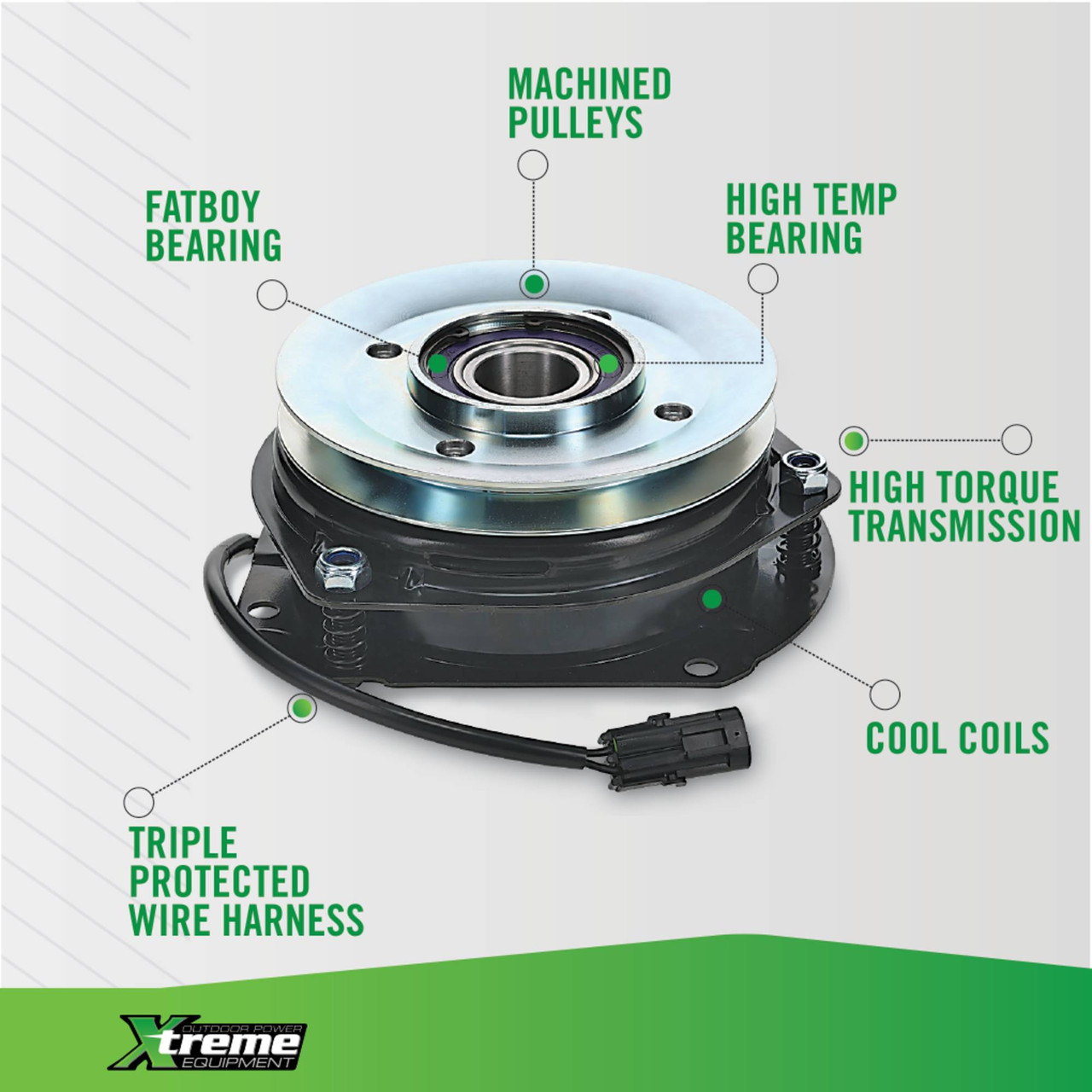 X0753 PTO Clutch for JOHN DEERE 318 Lawn and Garden Tractor AM101136