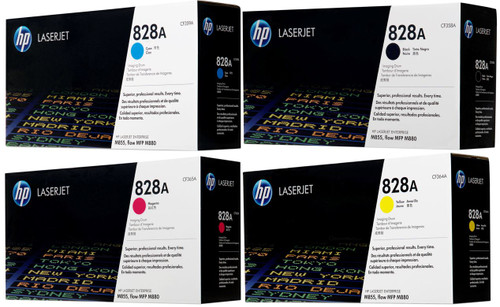 Original HP 828A Black, Cyan, Magenta, Yellow Drum (HP 828A SET)