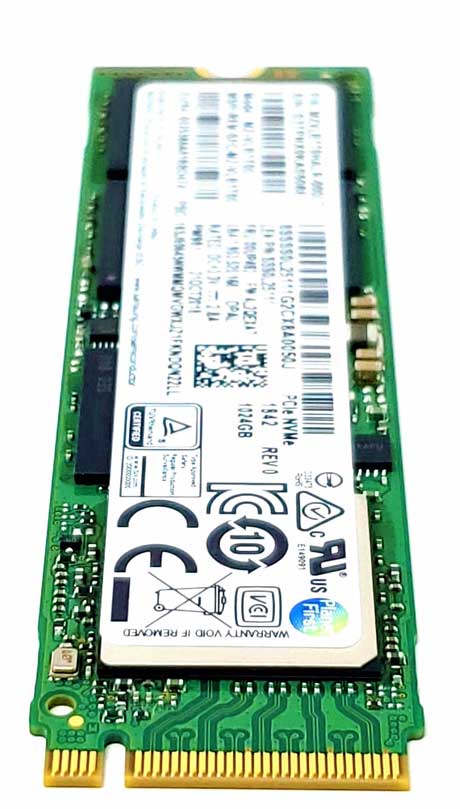 Samsung MZ-V8V1T0 - 1TB M.2 2280 NGFF PCIe NVMe Gen3x4 Solid State