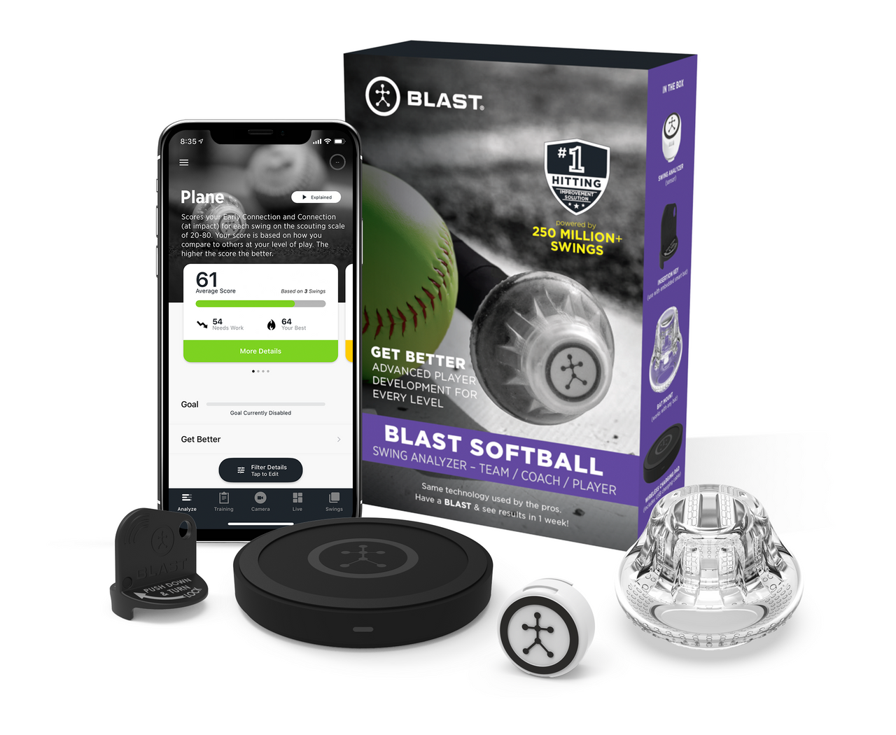 BLAST BASEBALL スイング測定器 ブラスト ミズノ ミズノ ブラスト