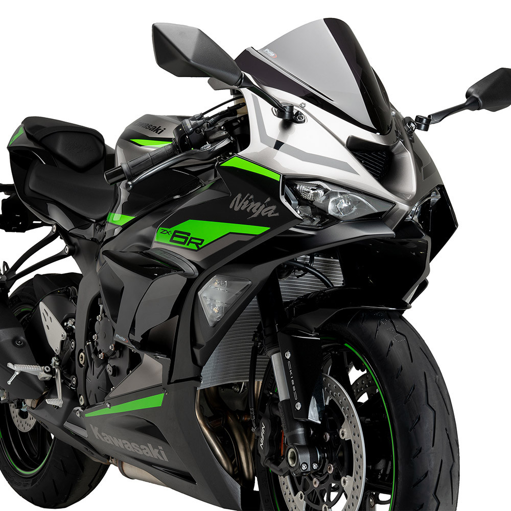 Puig Downforce Race Side Spoilers Kawasaki ZX-6R 24-25 - Sportbike