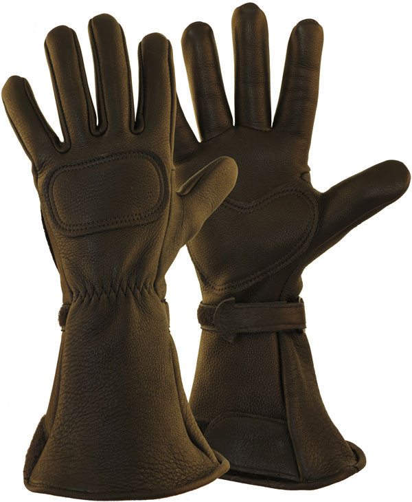 小物 BUCO MOTORCYCLE GLOVE DEERSKIN (M) BROWN the-real-mccoys-buco-