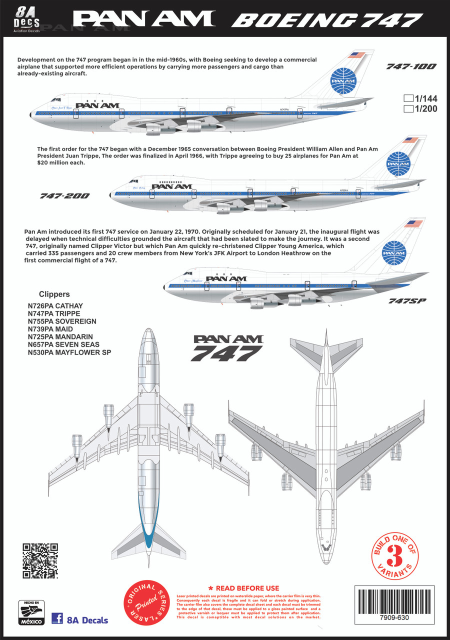 Welsh Models 1/144 B747/SP パンナム Welsh Models 1/144 B747/SP
