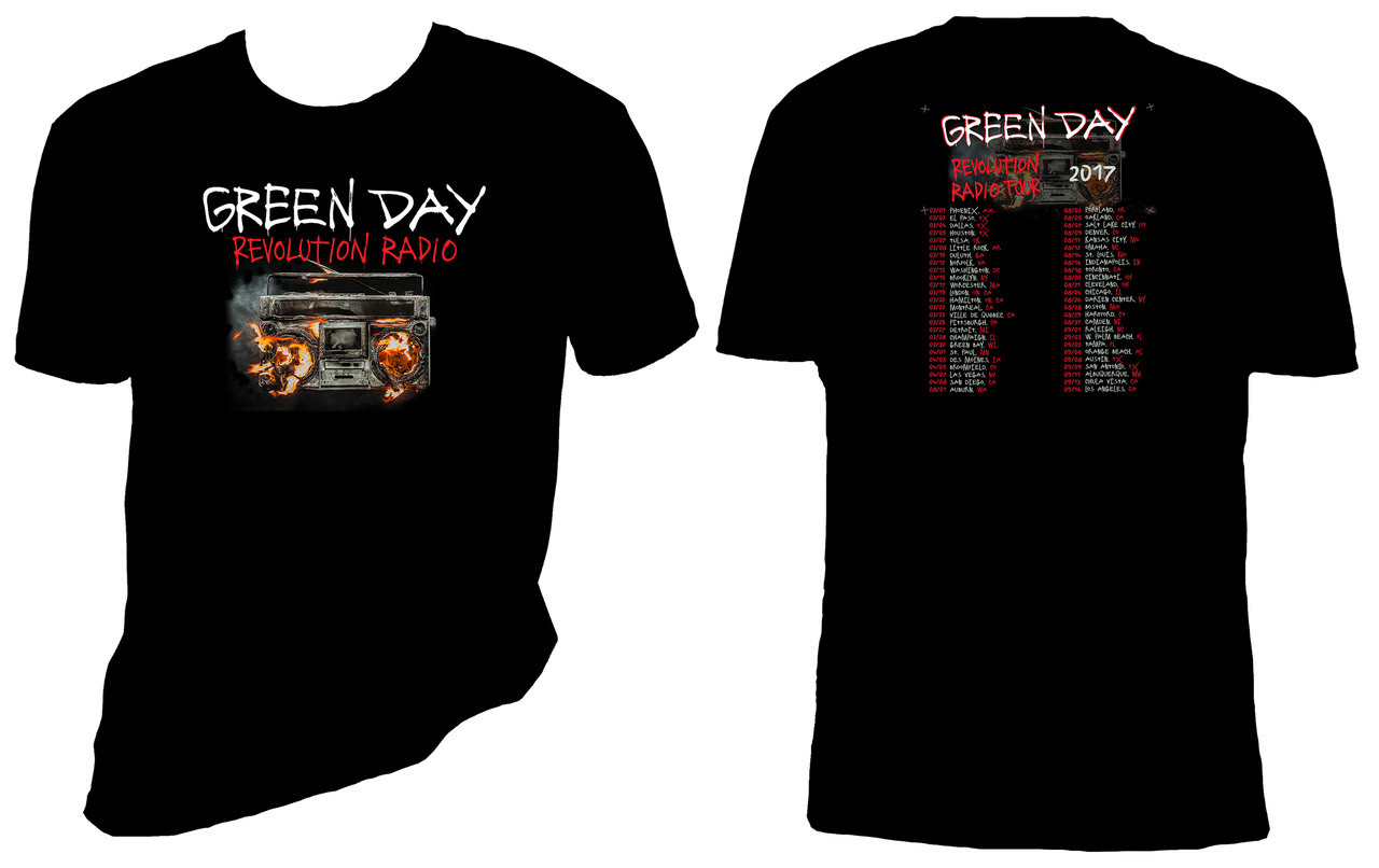 Green Day Revolution Radio Tour 2017 - Phoenix Tees