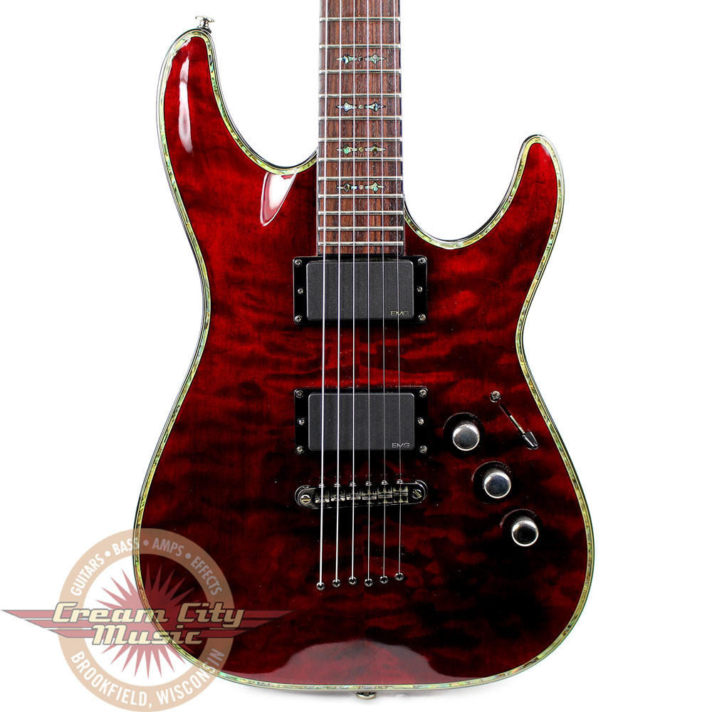 希少schecter diamondseries8弦ギター HELLRAISER 希少schecter