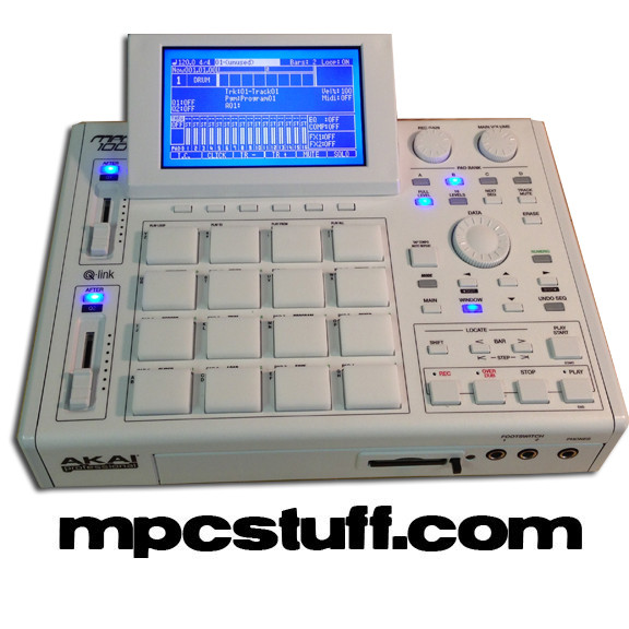 Akai MPC 1000 XLCD - ALL WHITE - ALL OPTIONS - CUSTOM
