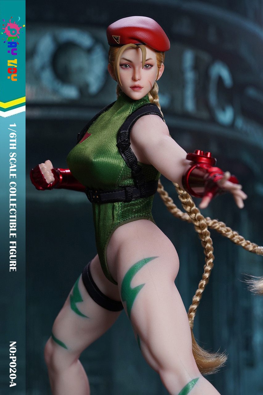 Play Toy Cammy P020-A Green Street Female Fighter 1/6 Figure