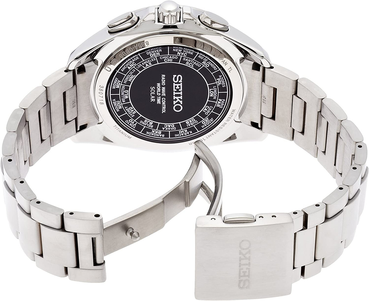 Seiko Brightz Radio Solar Comfortex Titanium SAGA159 - Shopping In