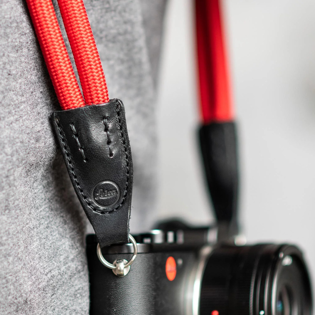 LEICA DOUBLE ROPE STRAP RED 100cm