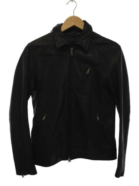 BURBERRY BLACK LABEL シングルライダースジャケット