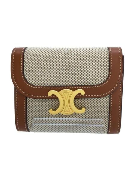 CELINE(セリーヌ) / スモールウォレット/トリオンフ/テキスタイル