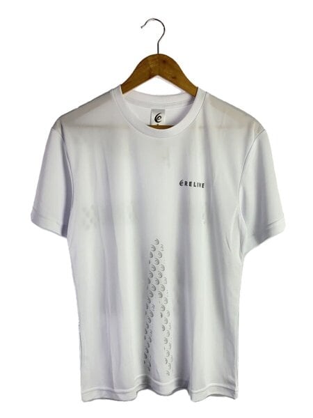 RELIVE ホワイト Tシャツ 男女兼用＞ リライブシャツ［Vネック］白 Sの