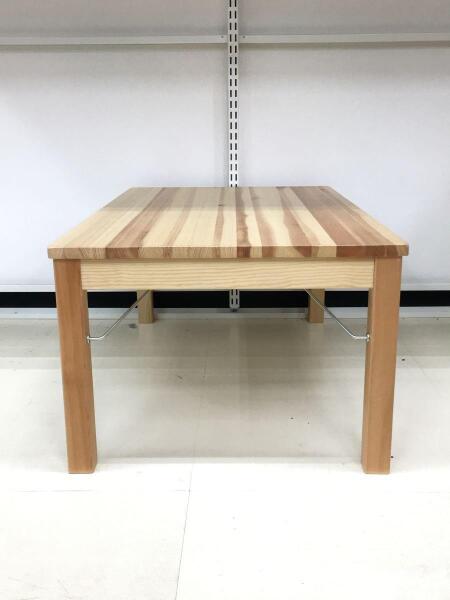 無印良品 パイン材ローテーブル 折りたたみ式 2個セット センター
