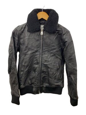 n*a様 monkey time レザーライダースジャケット M羊革 MONKEY TIMEの