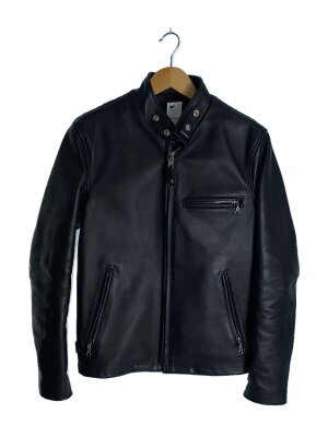 Schott(ショット) / シングルライダースジャケット/34/レザー/BLK