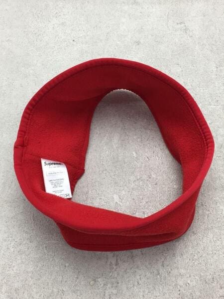 Supreme(シュプリーム) / ネックウォーマー/マフラー/ポリエステル/RED