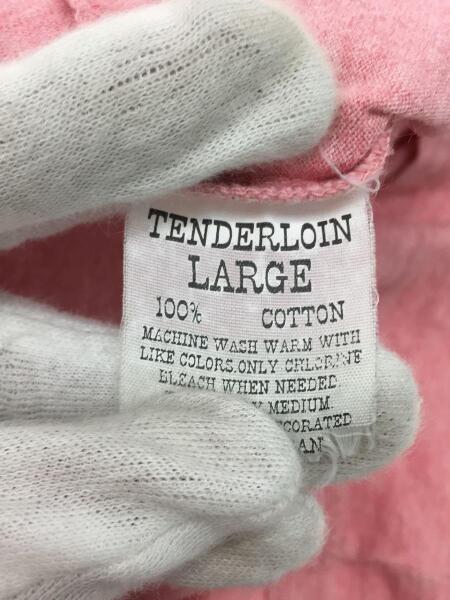 TENDERLOIN 7分袖トレーナー きなり色 ガーゼフレンチテリーカーブ切替