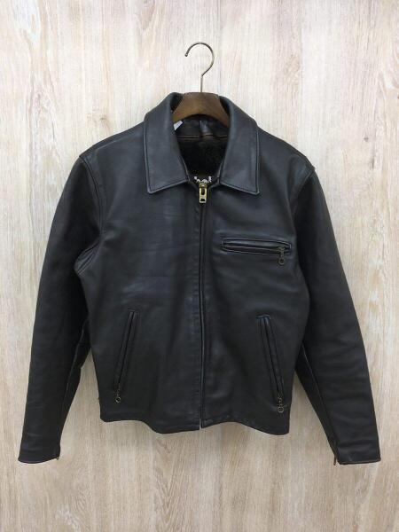 ショット 641 シングルライダースジャケット ダークブラウン 38（M