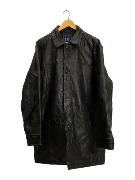 old GAP 00s カーコート レザージャケット GAP(ギャップ) / 90-00s/紺