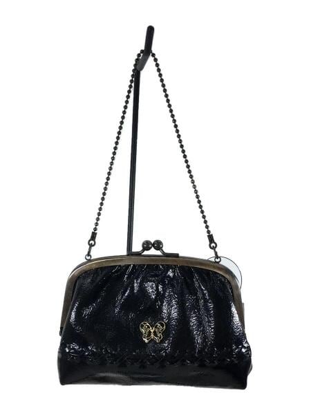 ANNA SUI(アナスイ) / がま口財布/レザー/ブラック/黒/レディース