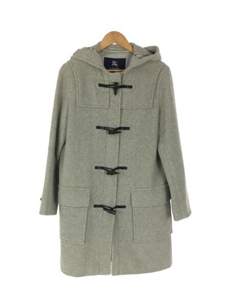 BURBERRYダッフルコートキッズ Sサイズ130～140グレーフェイクファー
