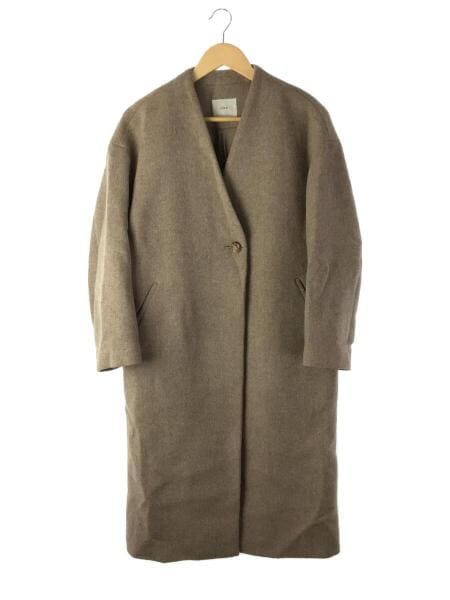 IENA☆ダブルビーバーノーカラーVネックコート IENA(イエナ) / ダブル