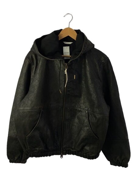 ZARA(ザラ) / 25SS/レザーフードジャケット/L/羊革/BLK/4720/350/700