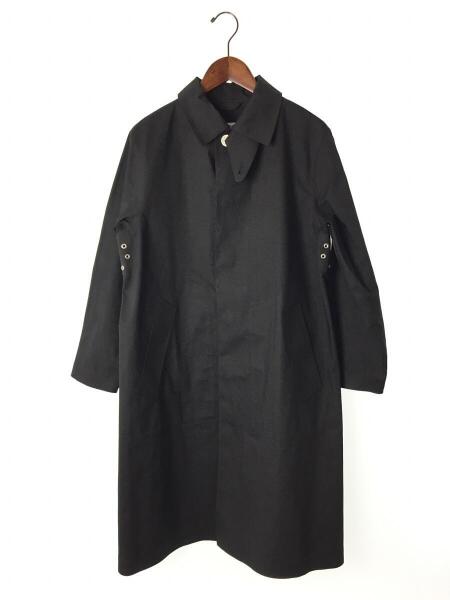 未使用品MACKINTOSH×HYKE パイソン柄のゴム引きステンカラーコート