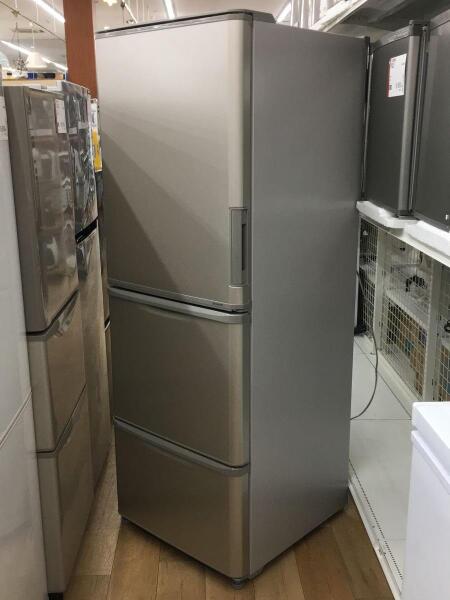 3ドア冷蔵庫 SHARP SJ-W353G-N 2021年製