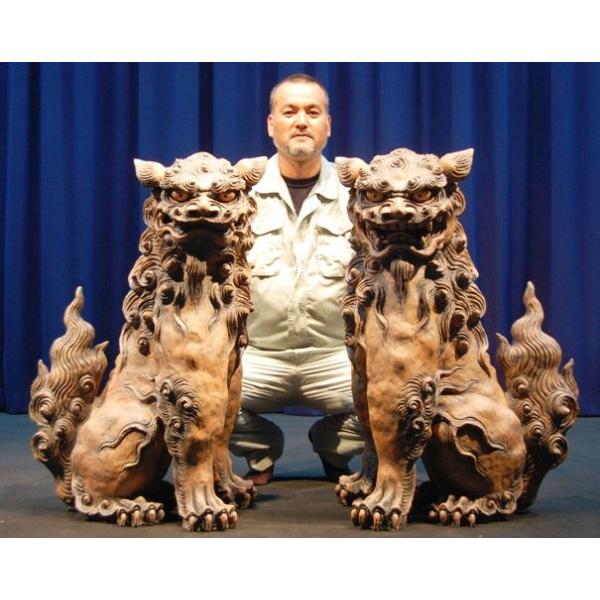 壁掛け シーサー 新垣光雄