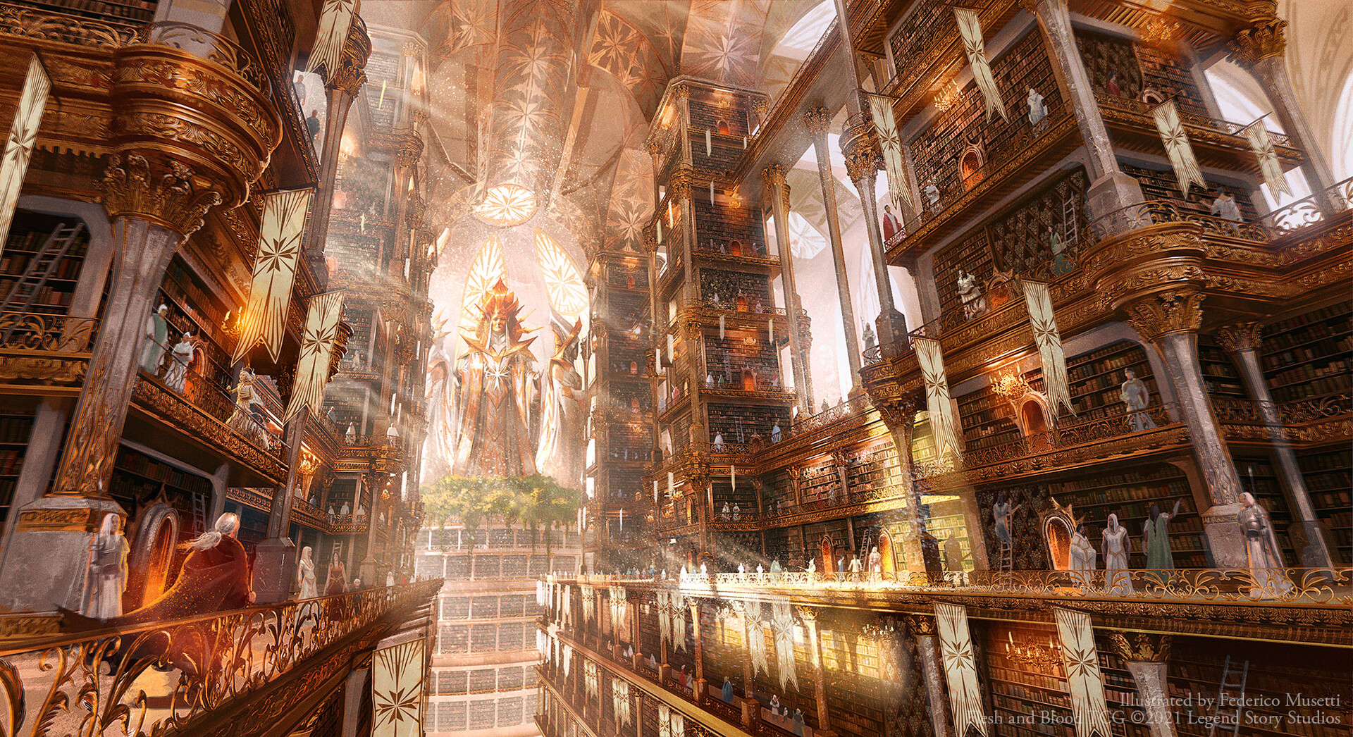 ArtStation - Great Library of Solana - Flesh and Blood - TCG