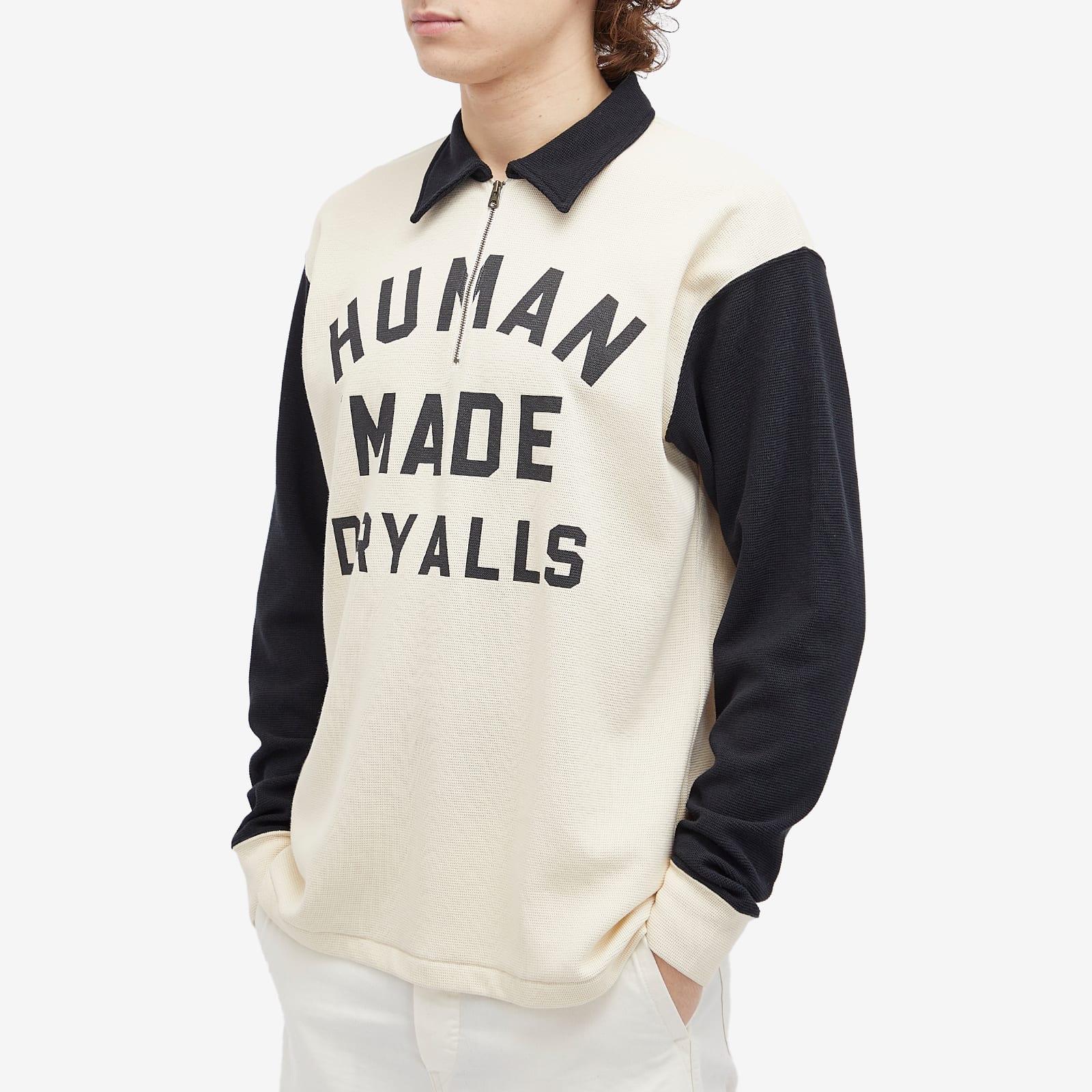 HUMAN MADE ZIP-UP ロングスリーブTシャツ Sサイズ