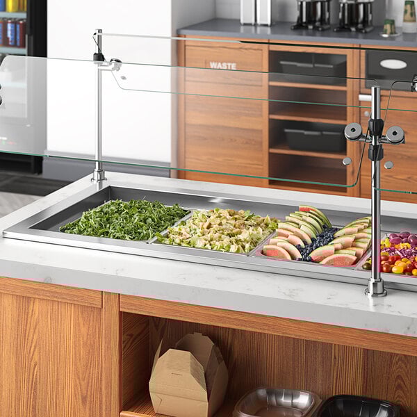 Delfield N8156BP Four Pan Drop In Refrigerated Cold Food Well