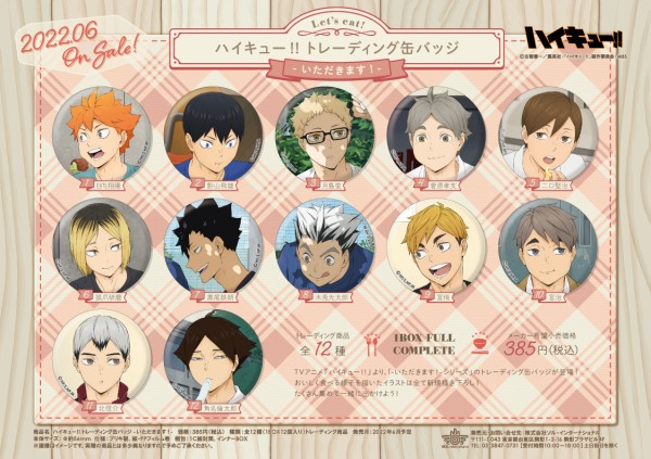 ハイキュー 二口堅治 ファンパーク 缶バッジ セット ハイキュー 二口