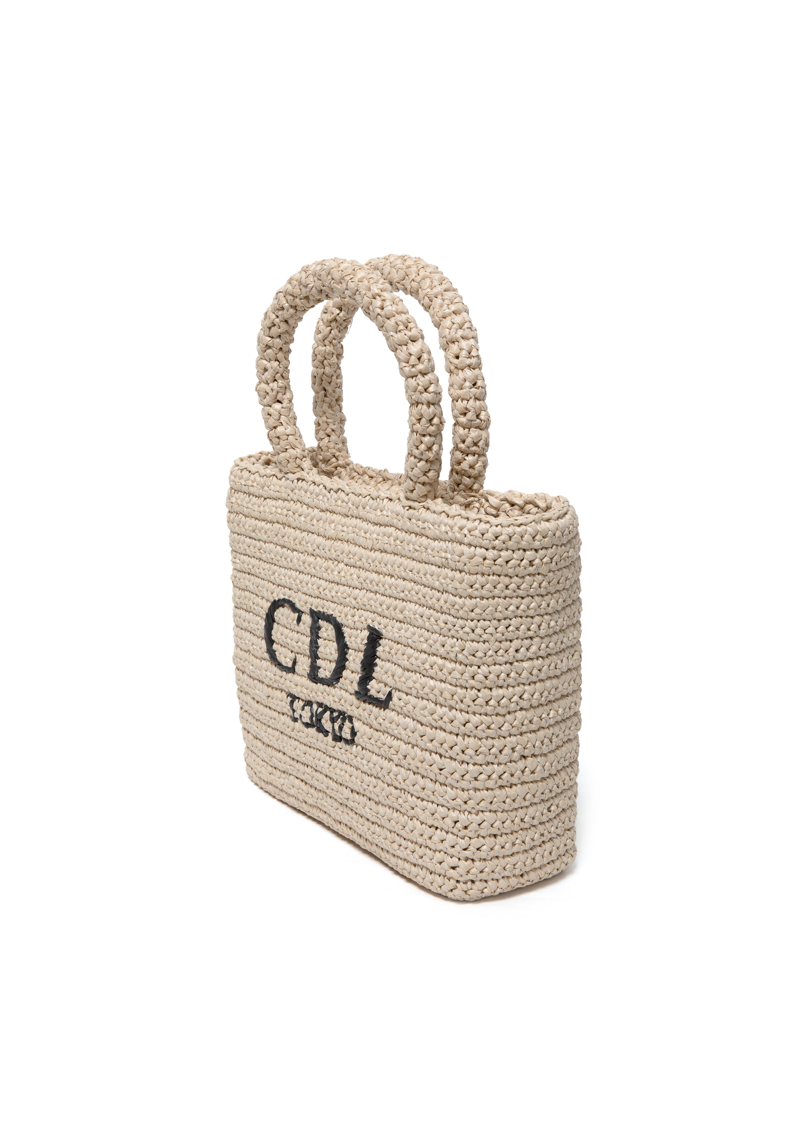 CDL cdltokyo Mini Basket ホワイト CDL TOKYO Hand Stitched Mini