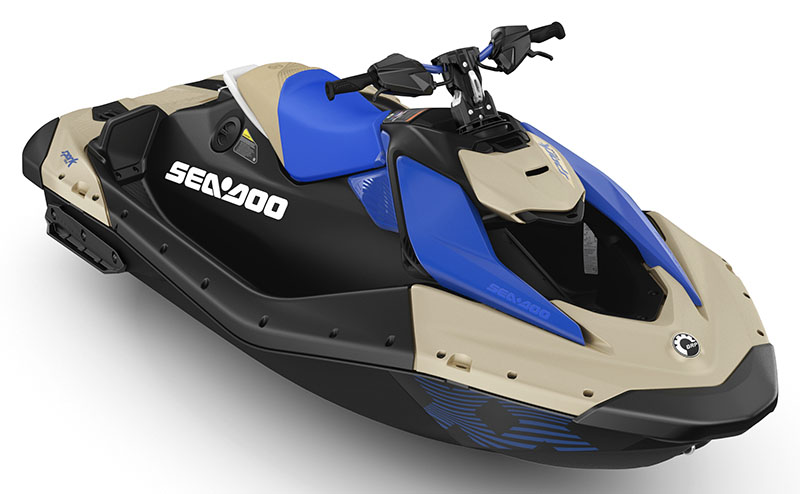 New 2025 Sea-Doo Spark Trixx for 1 + iBR Sand / Dazzling Blue
