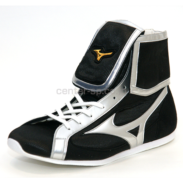Mizuno ボクシングシューズ 黒/金/銀 Mizuno ボクシングシューズ 黒/金