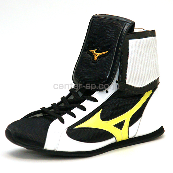 Mizuno ボクシングシューズ ハイカット ブラック/ホワイト Mizuno
