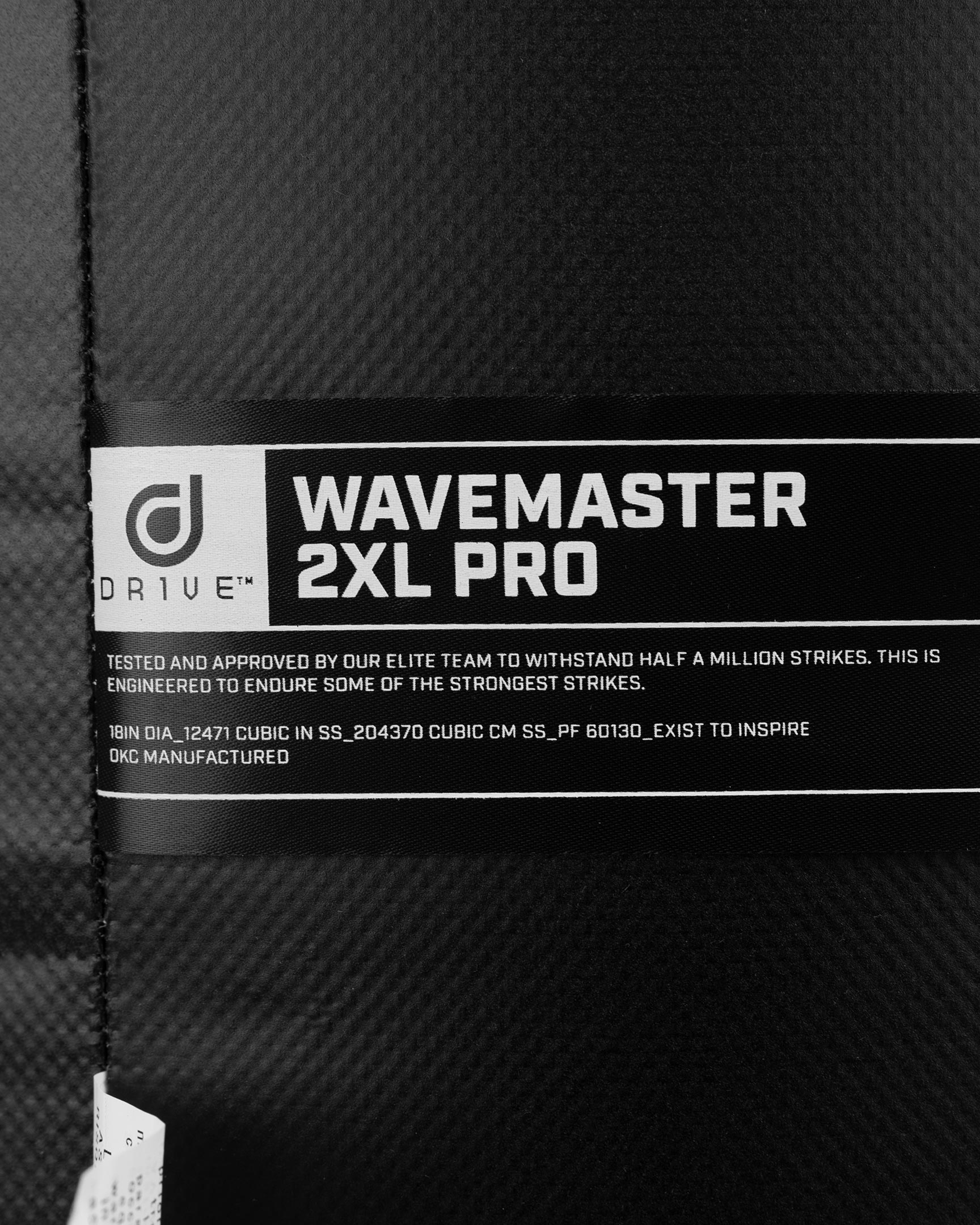 Wavemaster 2XL Pro - Black | Training Bags From Century Martial Arts