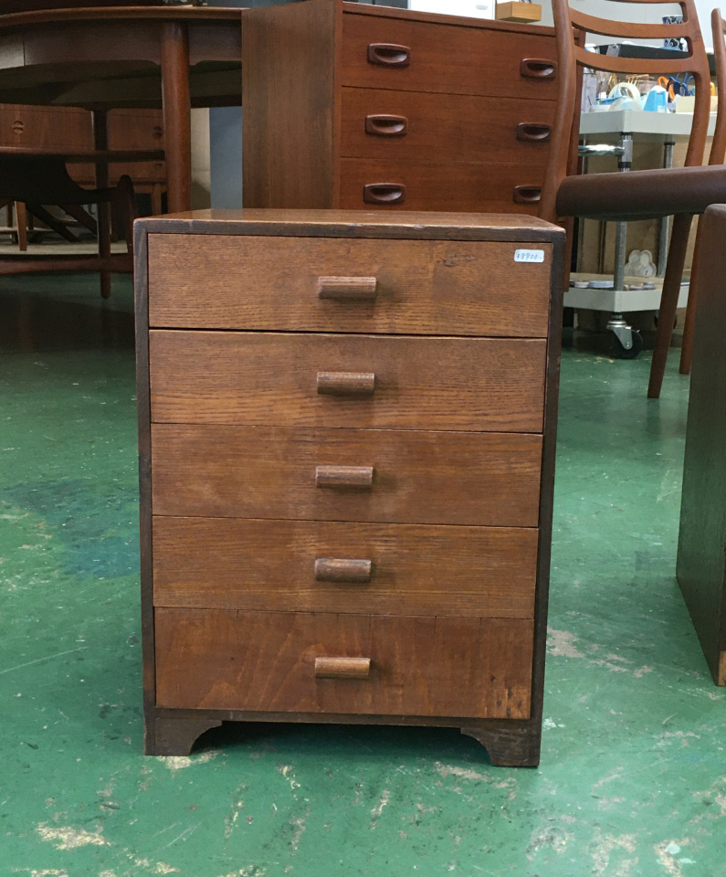 昭和レトロ引出し＞木製の書類棚 8,800円 | ibukiya ブログ
