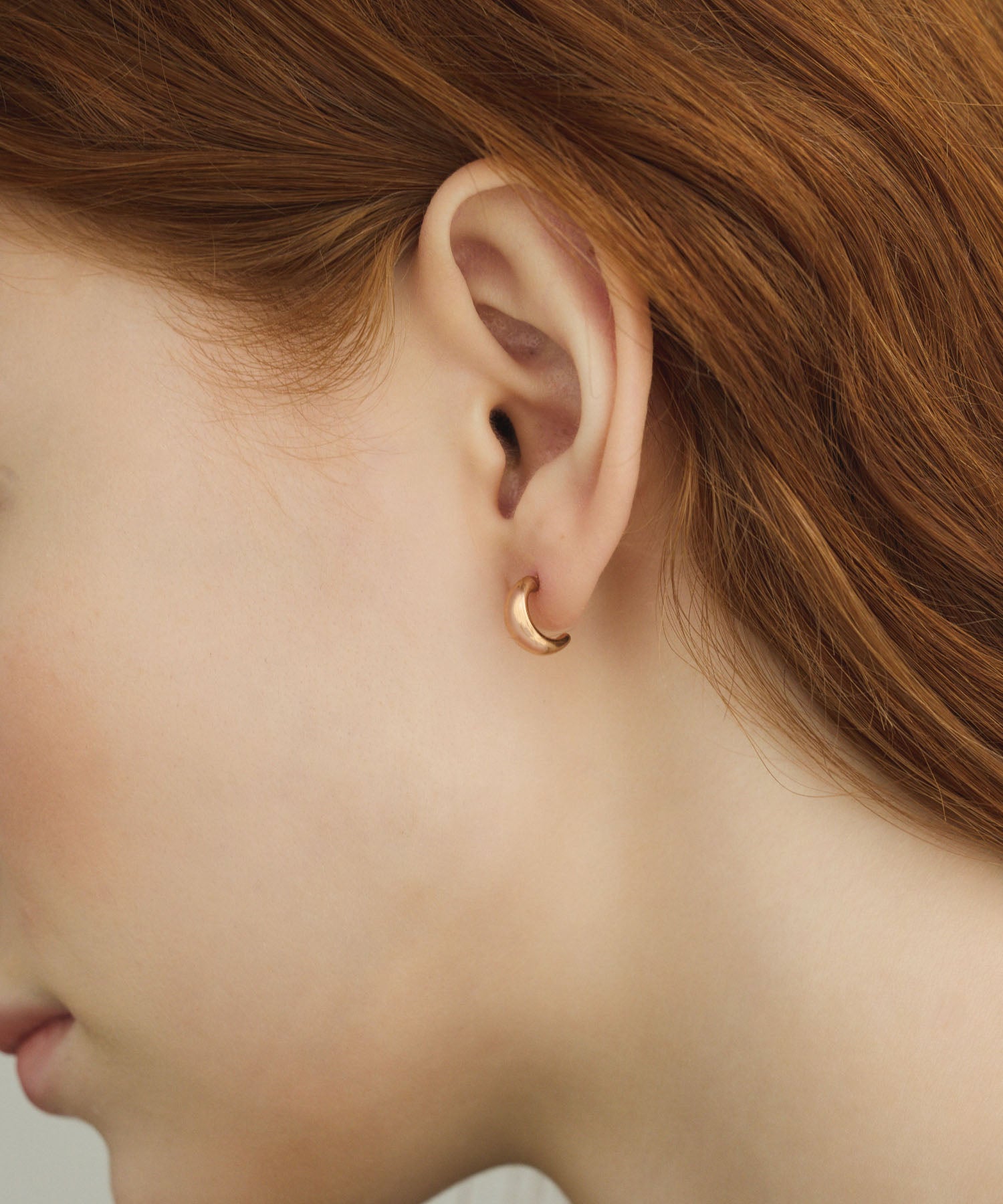 ピンクゴールド]ミニドロップピアス