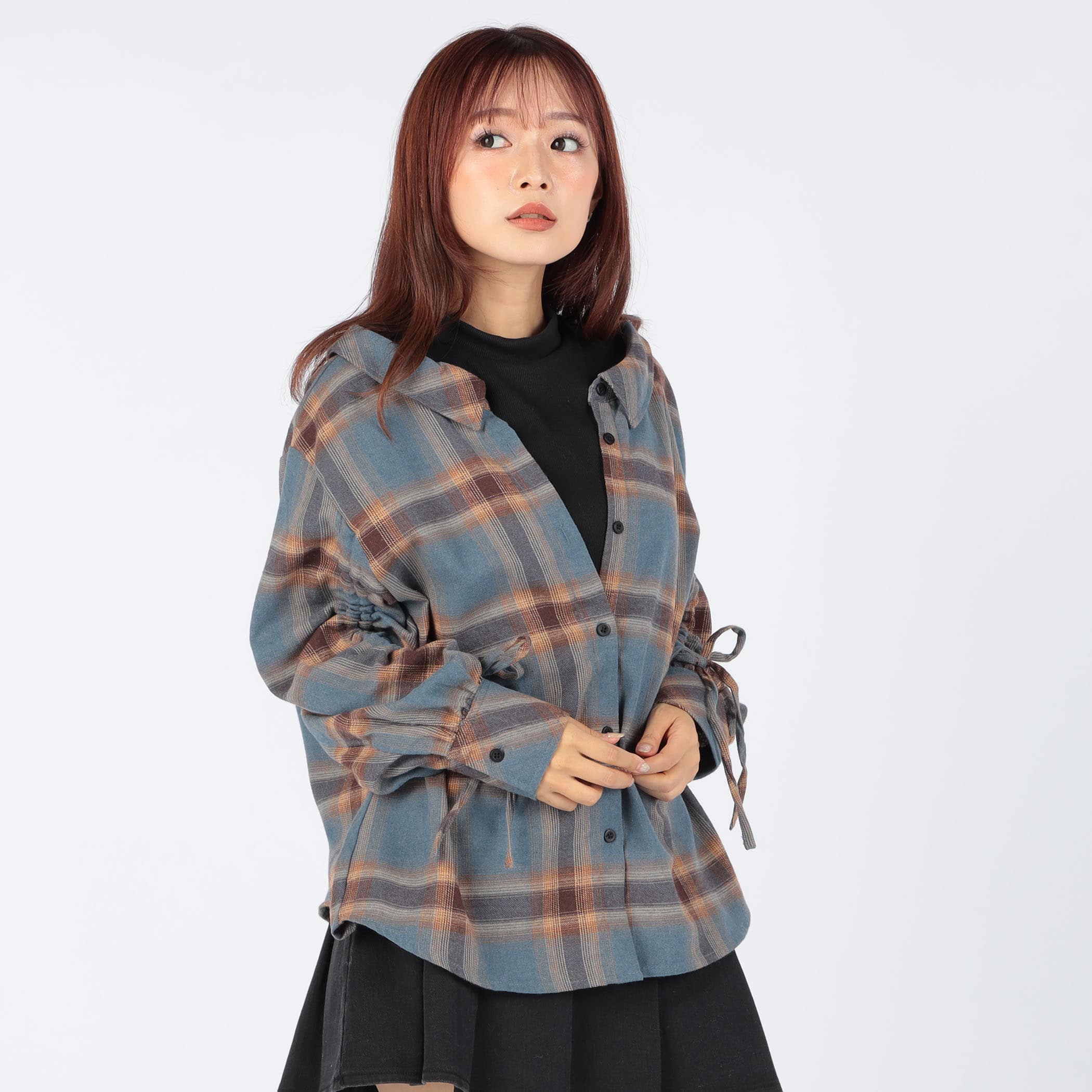 MAZZEL Straight Flush チェックシャツ M MAZZEL Royal Straight Flush