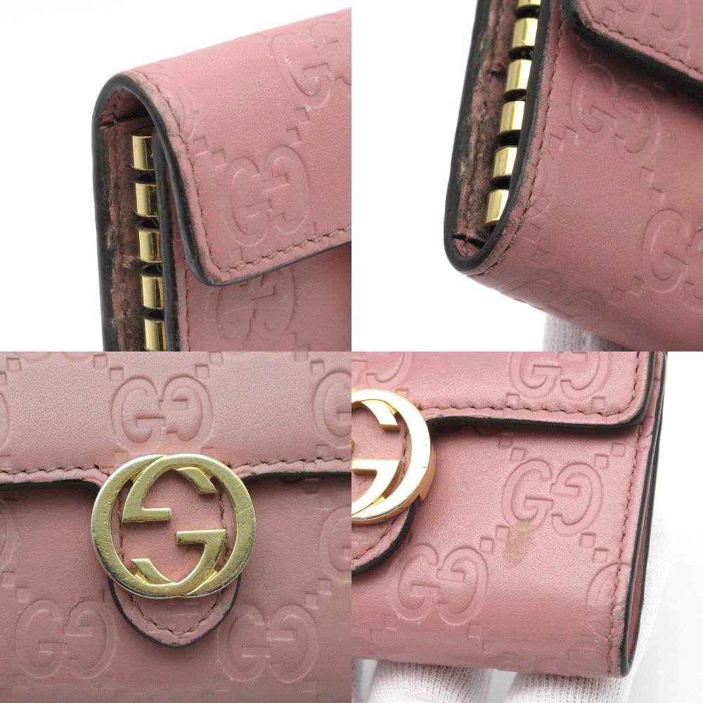 GUCCI グッチ グッチシマ インターロッキングG 6連 キーケース 369673