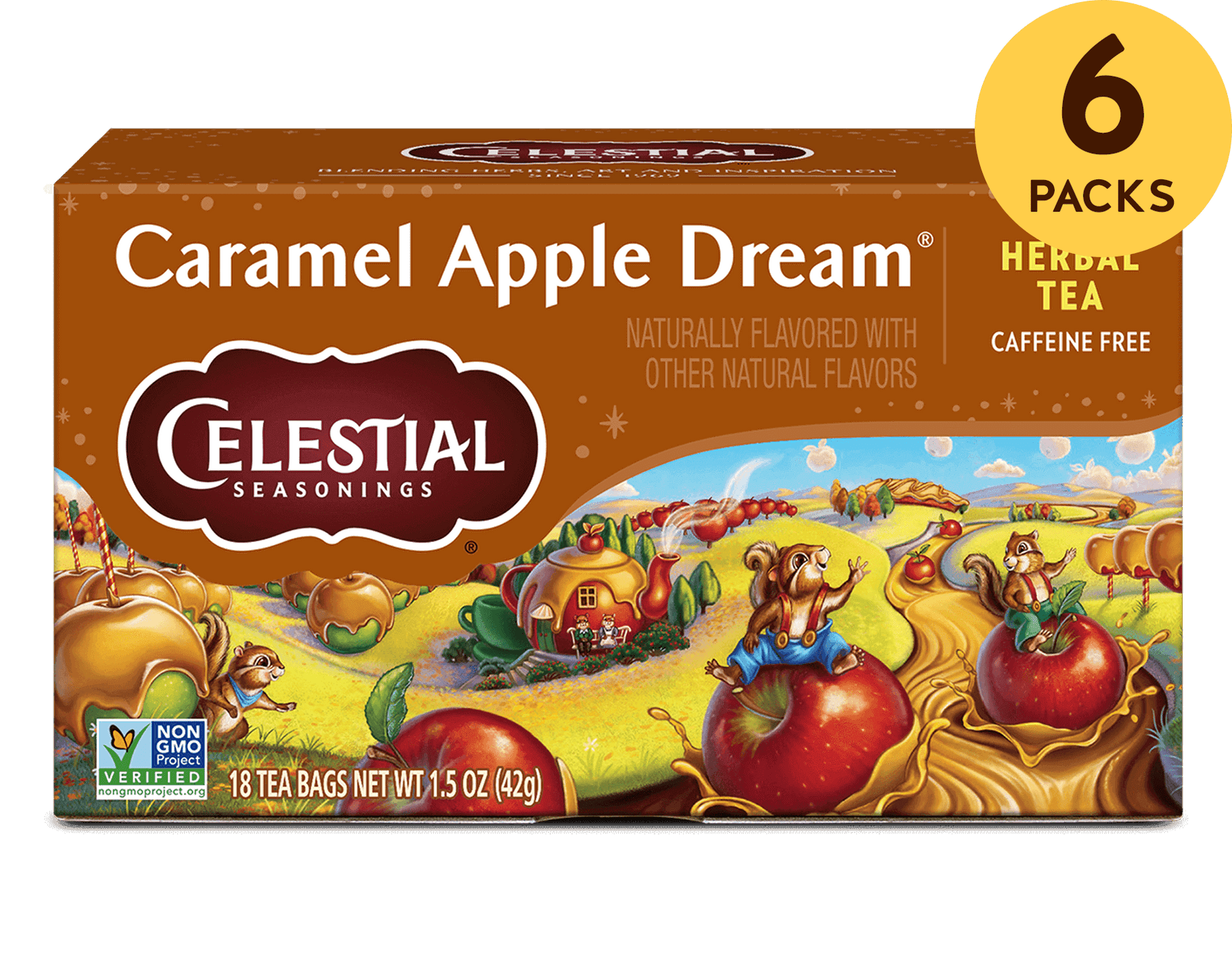 Caramel Apple Dream Tea | Cozy Caffeine-Free Dessert Tea