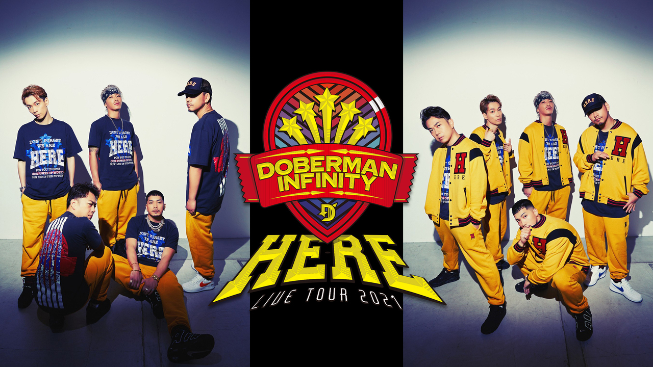 DOBERMAN INFINITY LIVE TOUR 2021“HERE”」OFFICIAL LIVE SUPPORT WEAR