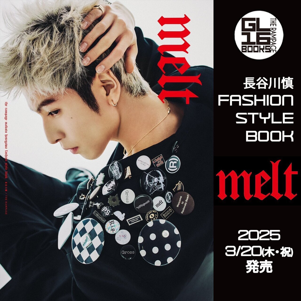 RAMPAGE 巡らせる糸 長谷川慎クッション RAMPAGE 巡らせる糸 長谷川慎