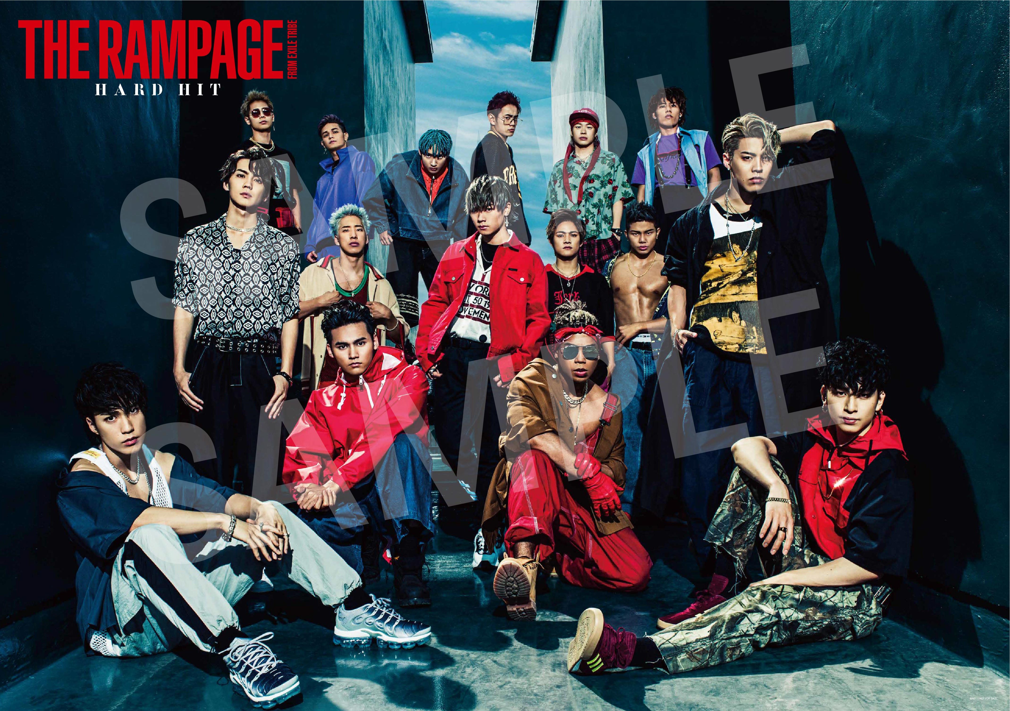 THE RAMPAGE from EXILE TRIBE 7月18日(水)発売 6thシングル「HARD HIT