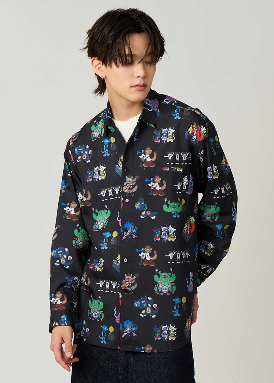 BUN BUN FESTIVAL｜ルーズフィットシャツ｜ユニセックス｜グラニフ