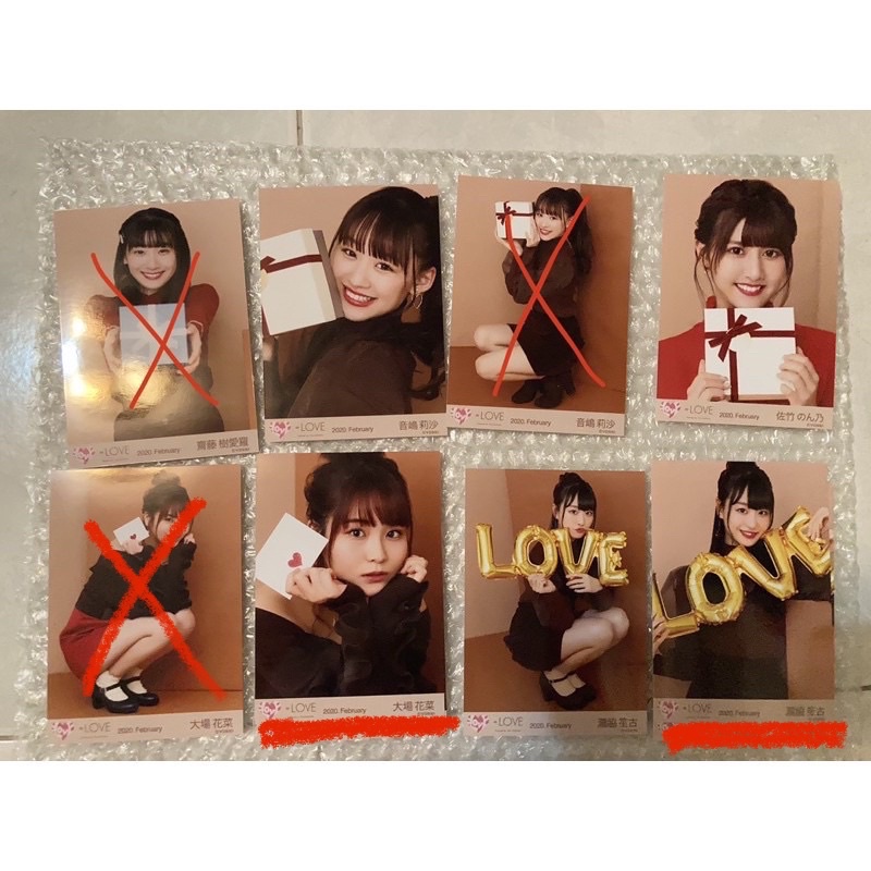 LOVE 髙松瞳 7周年衣装② 生写真 コンプ 直筆あり LOVE 生写真